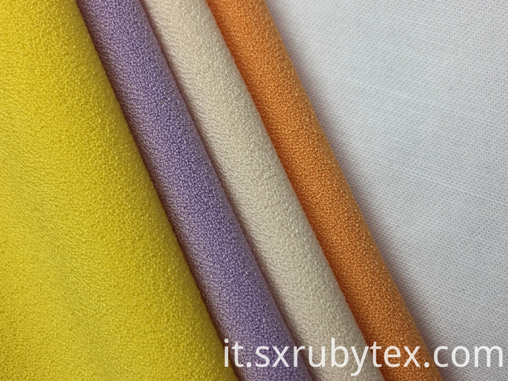 Tessuto solido in crêpe di poliestere Polyester Crepe Solid Fabric